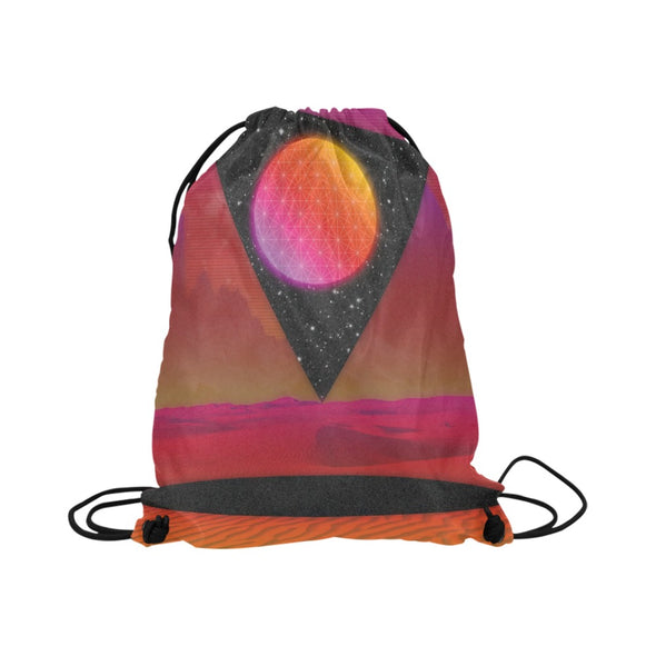 Desert Continuum Drawstring Bag - Vaporwave Clothing - Aesthetic Clothing