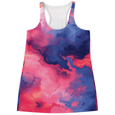Quantum Tides Racerback Tank Top - Vaporwave Clothing - Aesthetic Clothing