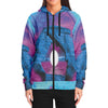 The Visitor Zip Hoodie - Vaporwave Clothing - Aesthetic Clothing