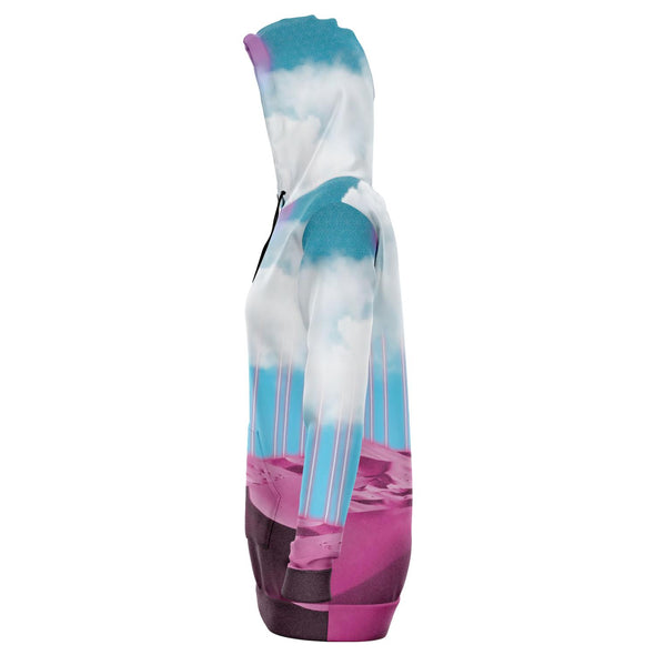Electric Desert Hoodie Dress - Vaporwave Clothing - Aesthetic Clothing
