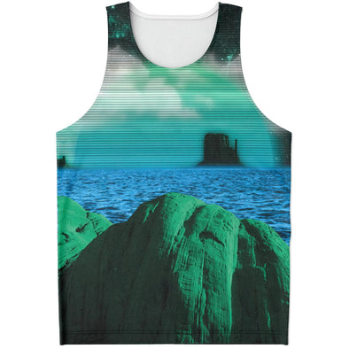Emerald Canyon Tank Top - Vaporwave Clothing - Aesthetic Clothing