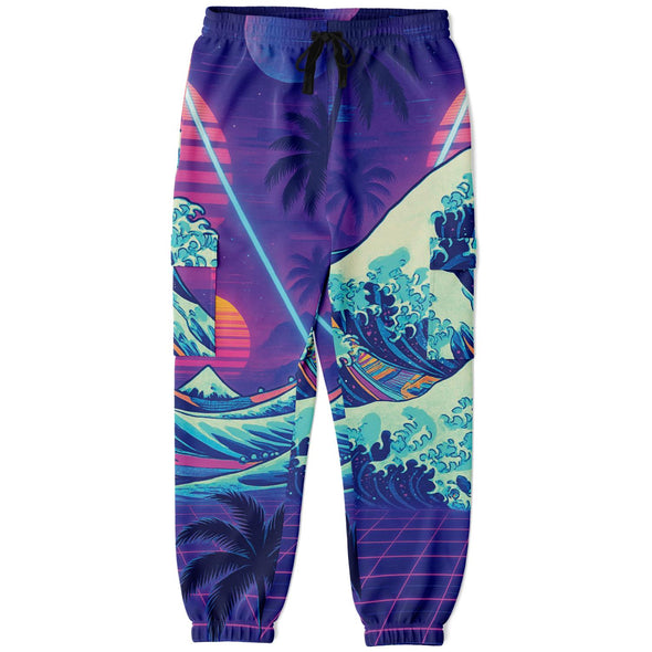 Neonami Cargo Joggers - Vaporwave Clothing - Aesthetic Clothing