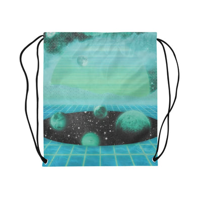 The Merge Drawstring Bag - Vaporwave Clothing - Aesthetic Clothing