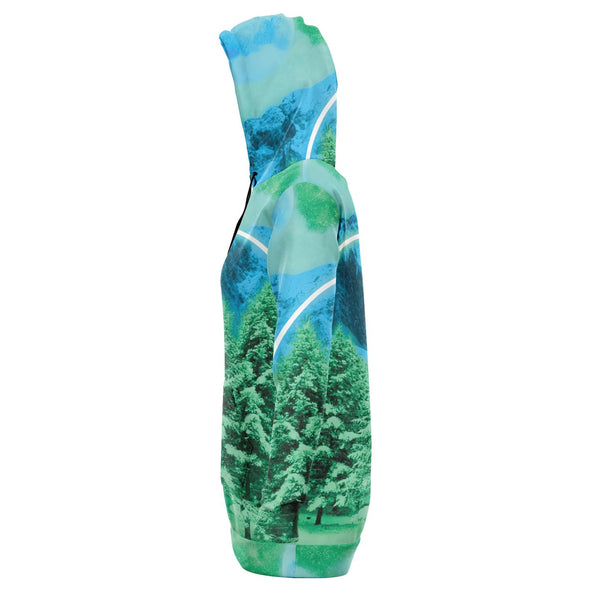 Minty Wonderland Hoodie Dress - Vaporwave Clothing - Aesthetic Clothing