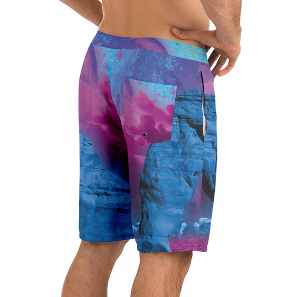 The Visitor Board Shorts - Vaporwave Clothing - Aesthetic Clothing