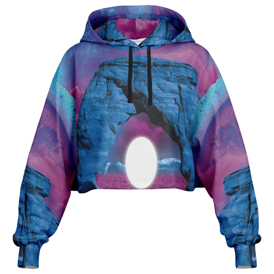 The Visitor Cropped Hoodie