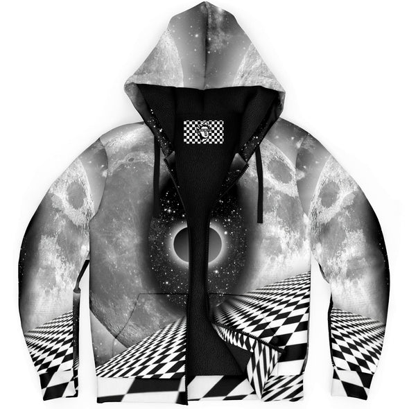 Fever Dream Sherpa Hoodie - Vaporwave Clothing - Aesthetic Clothing