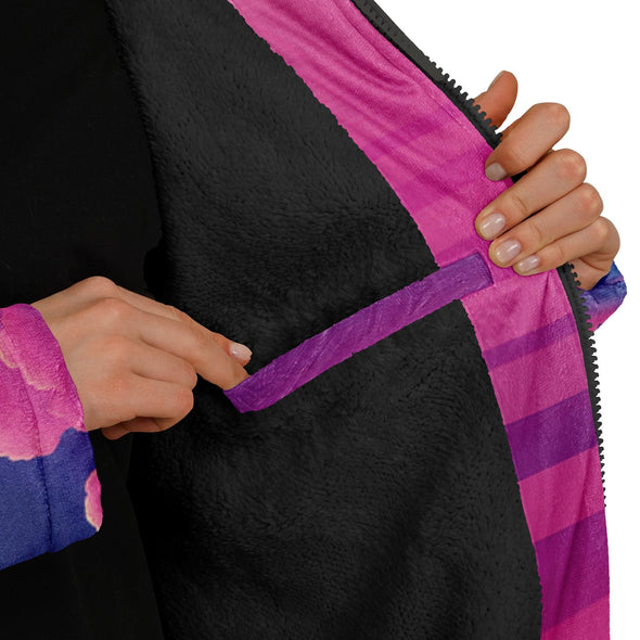 Duskwave Zip Cloak - Vaporwave Clothing - Aesthetic Clothing