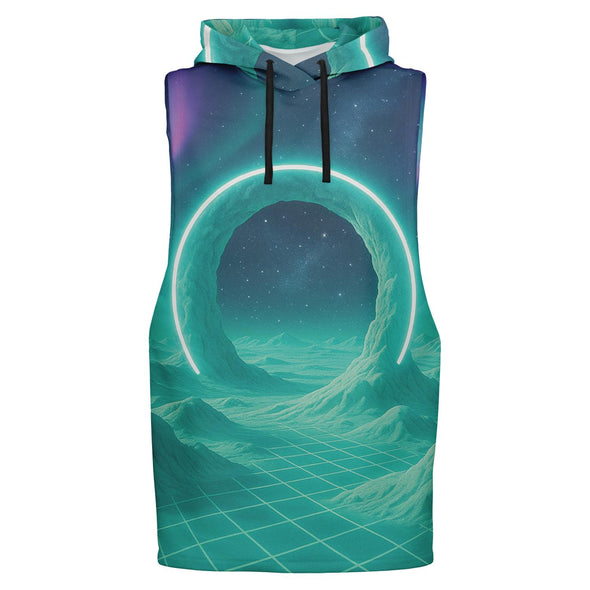 Astral Gateway Tank Hoodie - Vaporwave Clothing - Aesthetic Clothing