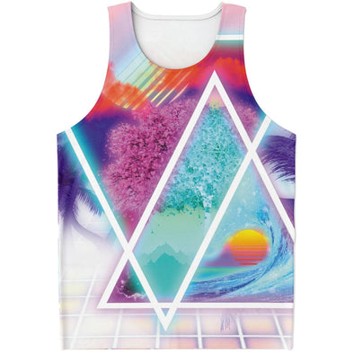 Dimensions Collide Tank Top - Vaporwave Clothing - Aesthetic Clothing