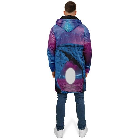 The Visitor Zip Cloak - Vaporwave Clothing - Aesthetic Clothing