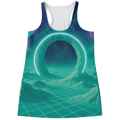 Astral Gateway Racerback Tank Top - Vaporwave Clothing - Aesthetic Clothing
