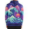 Neonami Zip Hoodie - Vaporwave Clothing - Aesthetic Clothing