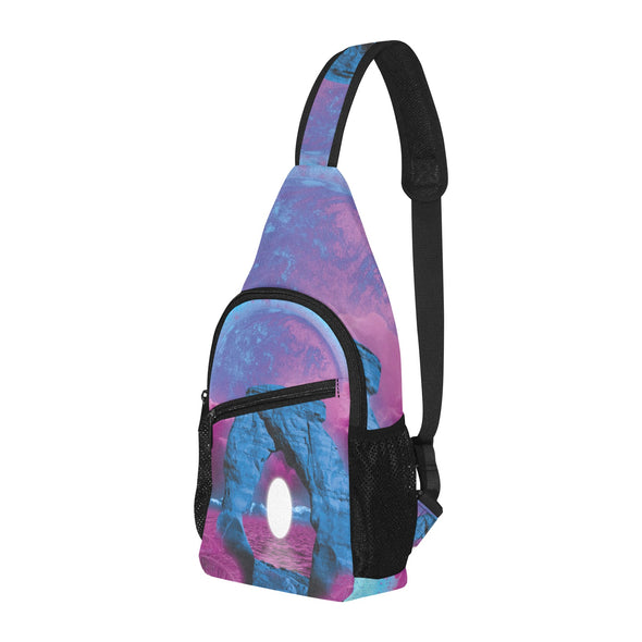 The Visitor Sling Bag - Vaporwave Clothing - Aesthetic Clothing