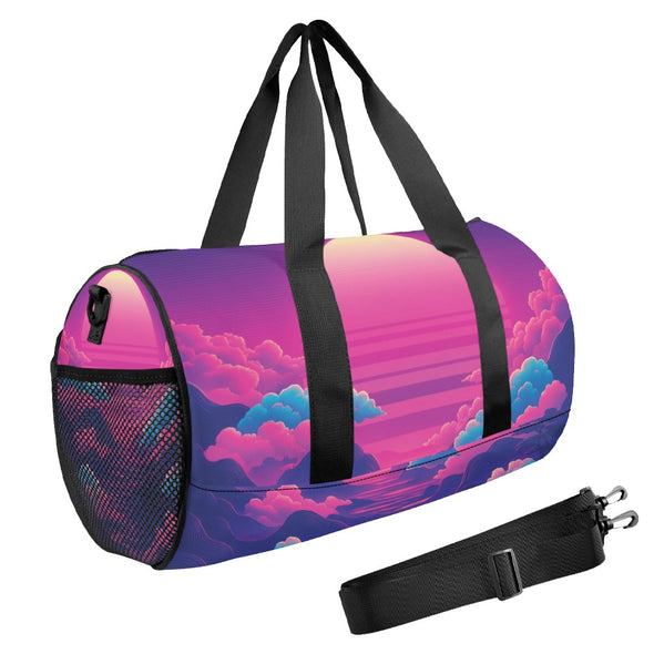 Duskwave Duffle Bag - Vaporwave Clothing - Aesthetic Clothing