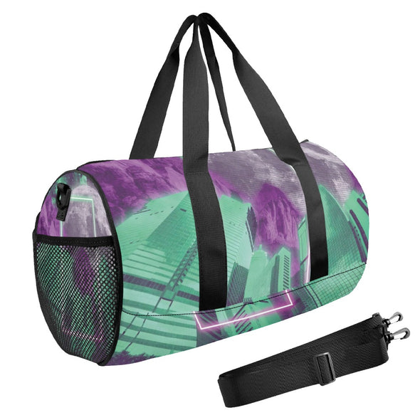 City of Radiance Duffle Bag - Vaporwave Clothing - Aesthetic Clothing