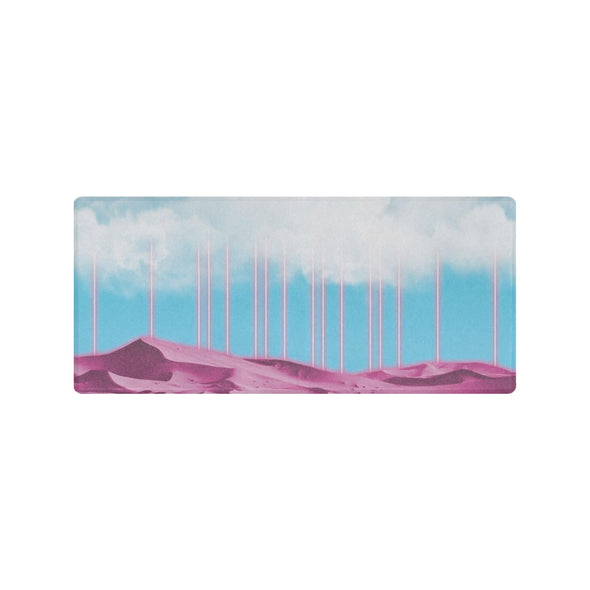 Electric Desert Desk Mat - Vaporwave Clothing - Aesthetic Clothing