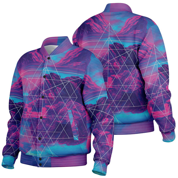 Liminal Varsity Jacket - Vaporwave Clothing - Aesthetic Clothing