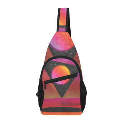 Desert Continuum Sling Bag - Vaporwave Clothing - Aesthetic Clothing