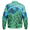 Minty Wonderland Varsity Jacket - Vaporwave Clothing - Aesthetic Clothing