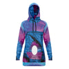 The Visitor Hoodie Dress - Vaporwave Clothing - Aesthetic Clothing