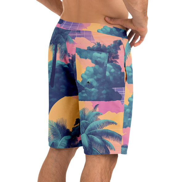 Canopy Board Shorts - Vaporwave Clothing - Aesthetic Clothing
