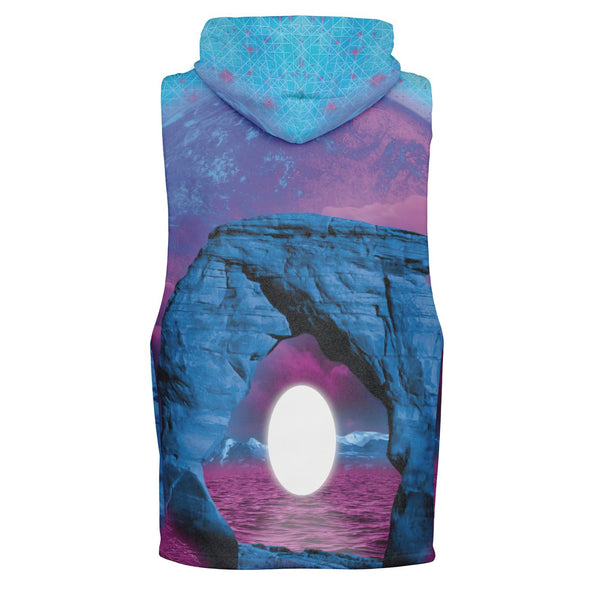 The Visitor Tank Hoodie - Vaporwave Clothing - Aesthetic Clothing