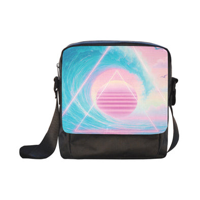 Grid Tide Crossbody Bag - Vaporwave Clothing - Aesthetic Clothing
