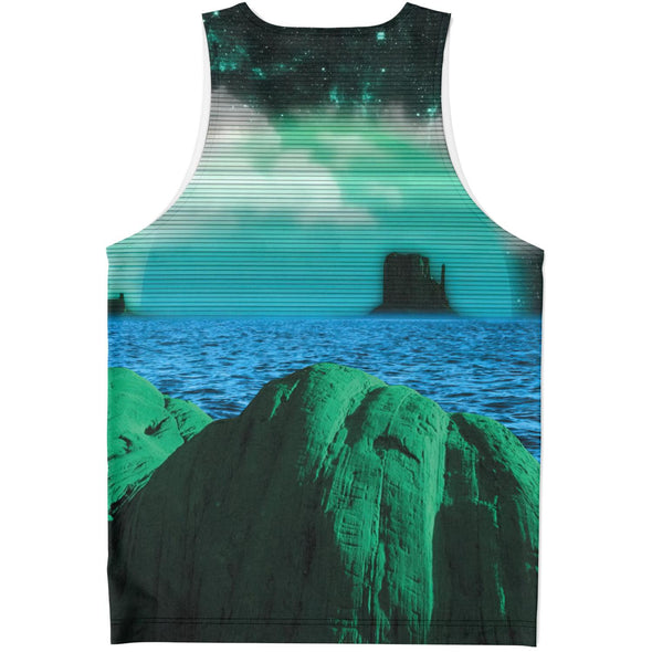 Emerald Canyon Tank Top - Vaporwave Clothing - Aesthetic Clothing