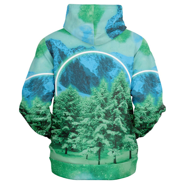 Minty Wonderland Zip Hoodie - Vaporwave Clothing - Aesthetic Clothing