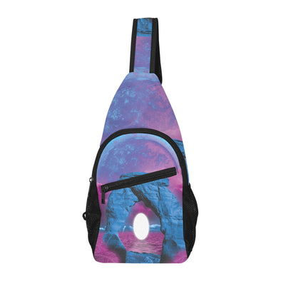 The Visitor Sling Bag - Vaporwave Clothing - Aesthetic Clothing