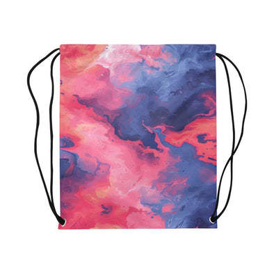 Quantum Tides Drawstring Bag - Vaporwave Clothing - Aesthetic Clothing