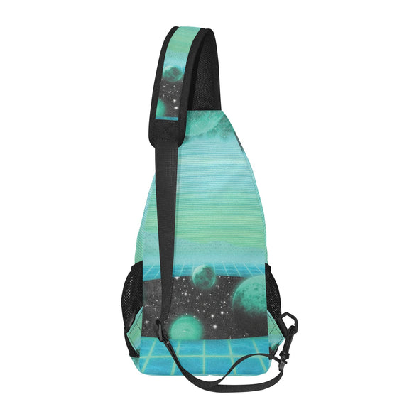 The Merge Sling Bag - Vaporwave Clothing - Aesthetic Clothing