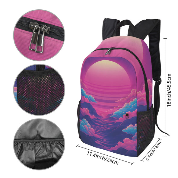 Duskwave Backpack - Vaporwave Clothing - Aesthetic Clothing