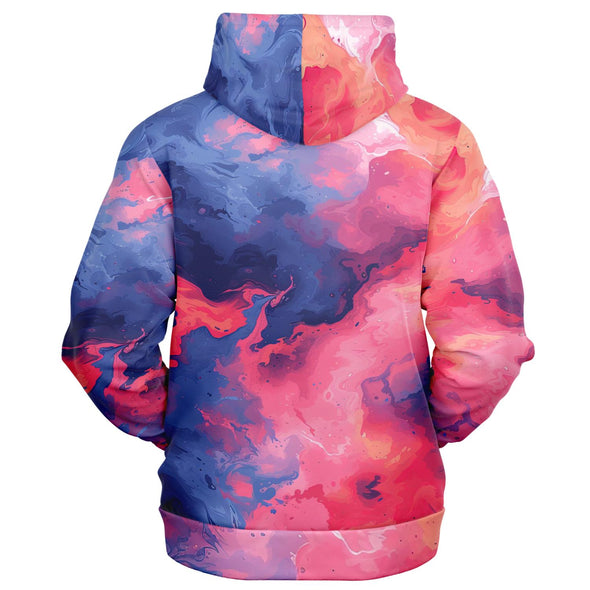 Quantum Tides Zip Hoodie - Vaporwave Clothing - Aesthetic Clothing