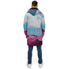 Electric Desert Zip Cloak - Vaporwave Clothing - Aesthetic Clothing
