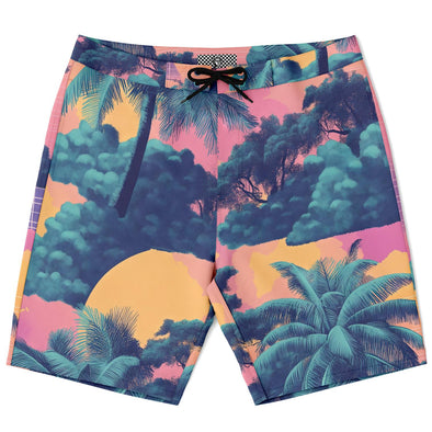 Canopy Board Shorts - Vaporwave Clothing - Aesthetic Clothing