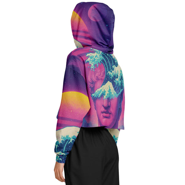Tidalus Cropped Hoodie - Vaporwave Clothing - Aesthetic Clothing
