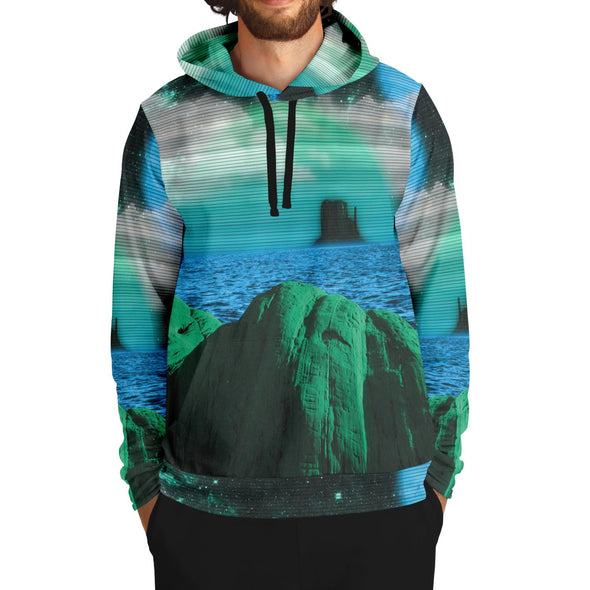 Emerald Canyon Hoodie - Vaporwave Clothing - Aesthetic Clothing