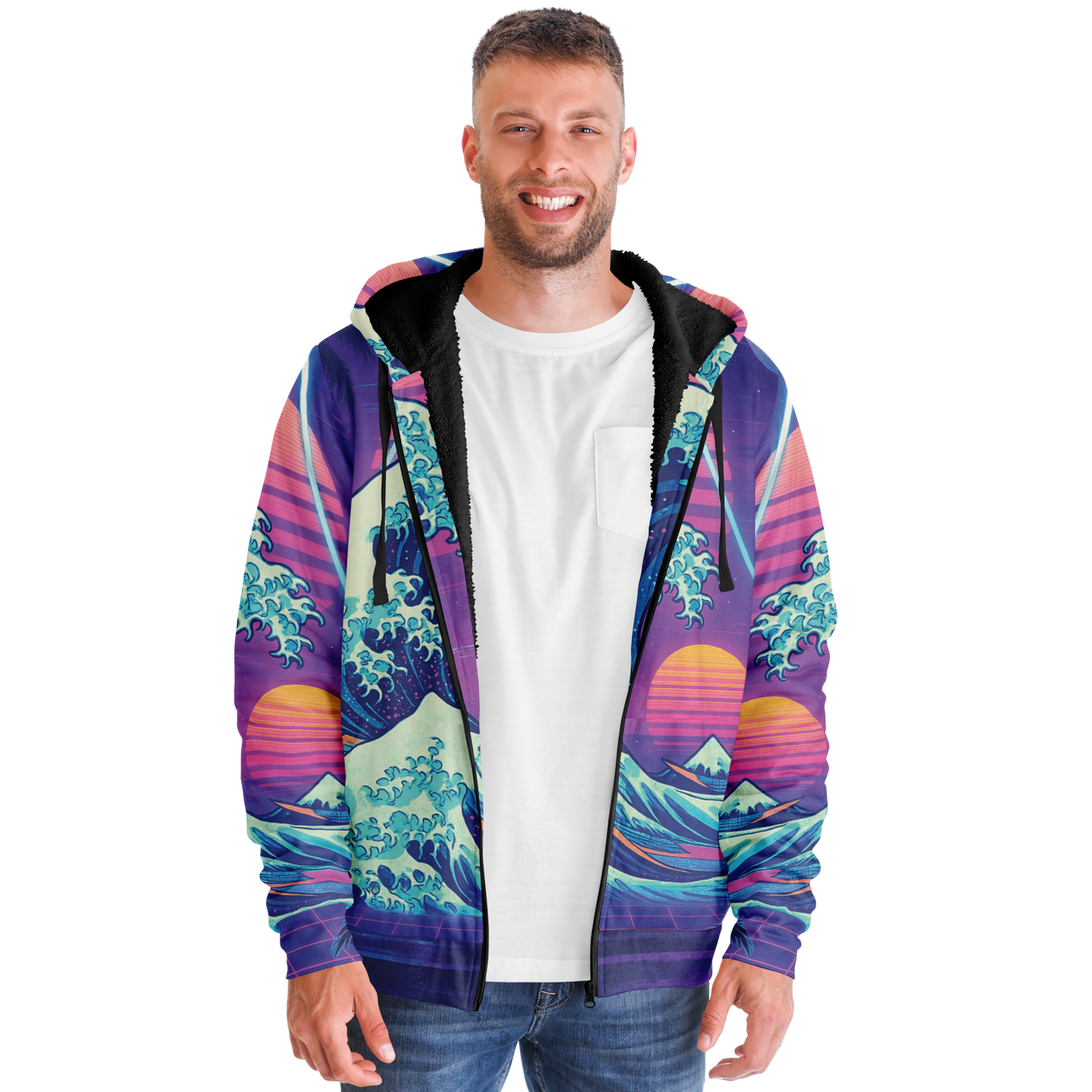 Neonami Sherpa Hoodie
