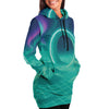 Astral Gateway Hoodie Dress - Vaporwave Clothing - Aesthetic Clothing
