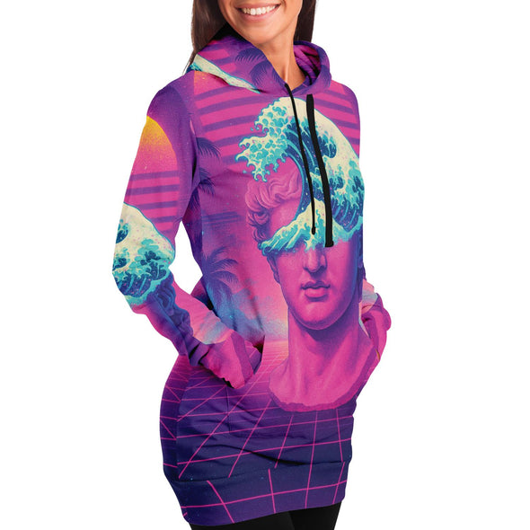 Tidalus Hoodie Dress - Vaporwave Clothing - Aesthetic Clothing