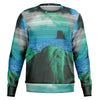 Emerald Canyon Sweatshirt - Vaporwave Clothing - Aesthetic Clothing