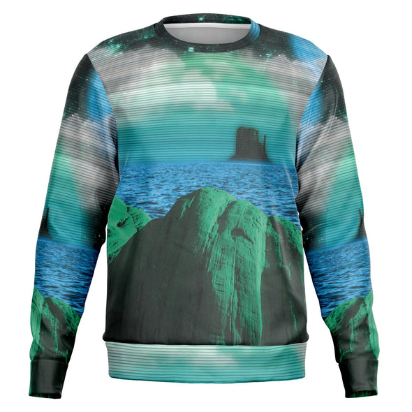 Emerald Canyon Sweatshirt - Vaporwave Clothing - Aesthetic Clothing