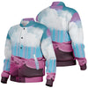 Electric Desert Varsity Jacket - Vaporwave Clothing - Aesthetic Clothing