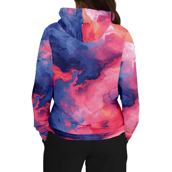 Quantum Tides Hoodie - Vaporwave Clothing - Aesthetic Clothing