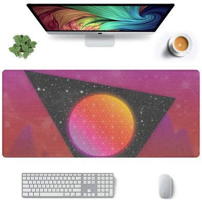 Desert Continuum Desk Mat - Vaporwave Clothing - Aesthetic Clothing