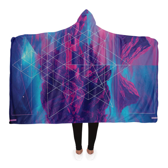 Liminal Hooded Blanket - Vaporwave Clothing - Aesthetic Clothing