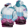 Electric Desert Heavy Hoodie - Vaporwave Clothing - Aesthetic Clothing