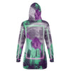 City of Radiance Hoodie Dress - Vaporwave Clothing - Aesthetic Clothing